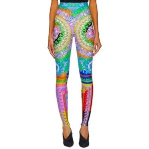 VERSACE PRINTED LEGGINGS